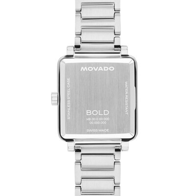 Ladies’ Movado Bold® Evolution 2.0 Watch with Square Light Blue Dial (Model: 3601164)
