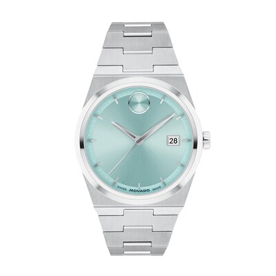 Ladies’ Movado Bold® Quest Watch with Light Blue Dial (Model: 3601186)