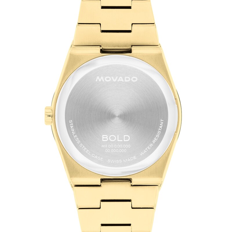 Main Image 3 of Ladies’ Movado Bold® Quest Gold-Tone IP Watch with White Dial (Model: 3601187)