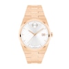 Thumbnail Image 1 of Ladies’ Movado Bold® Quest Rose-Tone IP Watch with White Dial (Model: 3601188)
