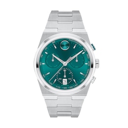 Men's Movado Bold® Quest Chronograph Watch with Green Dial (Model: 3601200)