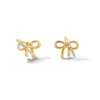 Thumbnail Image 1 of Child’s Bow Stud Earrings in 14K Gold