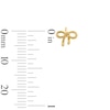 Thumbnail Image 2 of Child’s Bow Stud Earrings in 14K Gold