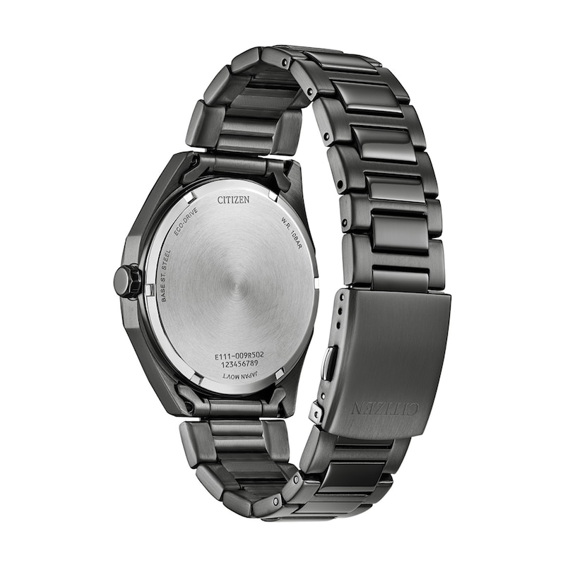 Men's Citizen Eco-Drive® Weekender Grey IP Watch with Grey Dial (Model: BM7637-81H)