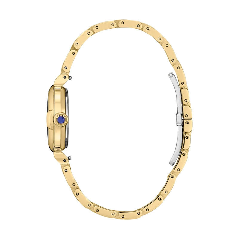 Main Image 2 of Ladies’ Citizen Eco-Drive® L Mae Dress Classic Diamond Gold-Tone IP Watch with Black Dial (Model: EM1132-88H)