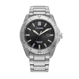 Men’s Citizen Eco-Drive® Brycen Weekender Super Titanium™ Watch with Black Dial (Model: AW1840-50E)