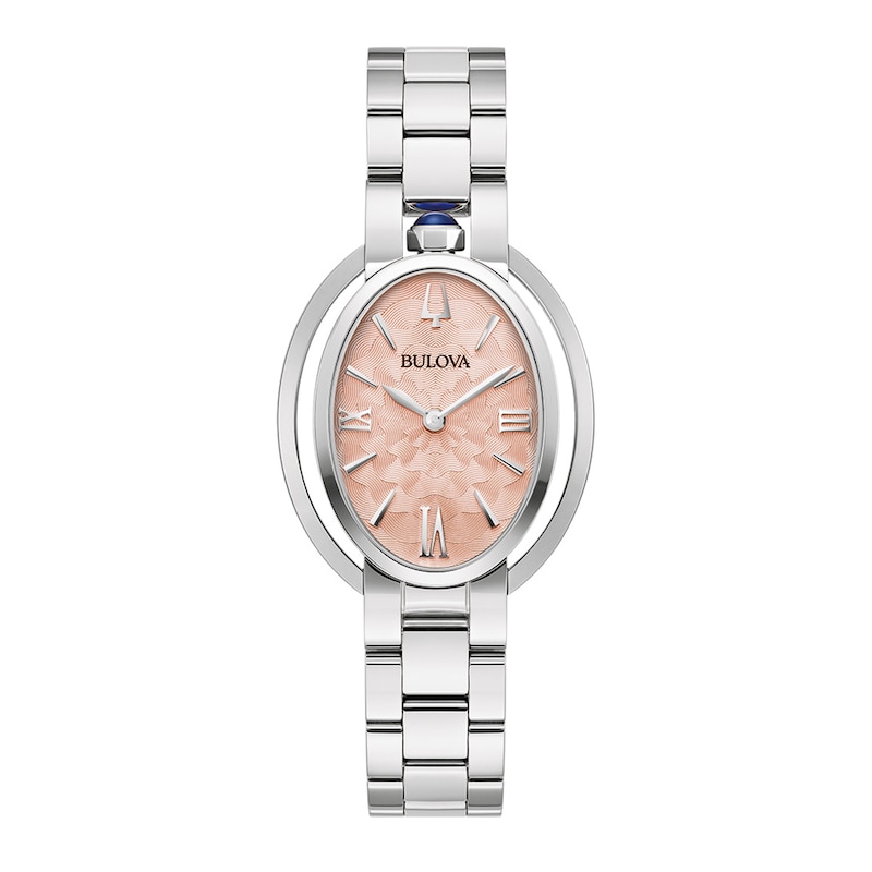 Main Image 1 of Ladies' Bulova Rubaiyat Watch with Oval Pink Dial (Model: 96L331)