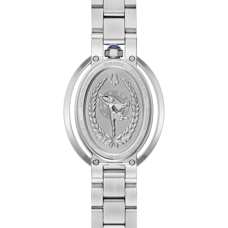 Main Image 3 of Ladies' Bulova Rubaiyat Watch with Oval Pink Dial (Model: 96L331)