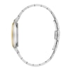 Thumbnail Image 2 of Ladies' Bulova Rubaiyat Two-Tone IP Watch with Oval White Dial (Model: 98L320)