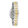 Thumbnail Image 3 of Ladies' Bulova Rubaiyat Two-Tone IP Watch with Oval White Dial (Model: 98L320)
