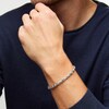Thumbnail Image 2 of 5.6mm Diamond-Cut Rope Chain Bracelet in Solid Sterling Silver - 9.0"