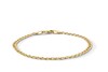3.6mm Curb Chain Bracelet in Hollow 10K Gold - 7.25"