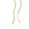 Thumbnail Image 3 of Diamond-Cut Bead Chain Necklace in Hollow 18K Gold