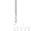 Thumbnail Image 3 of 4.5mm Diamond-Cut Herringbone Chain Bracelet in Solid Sterling Silver - 7.5"