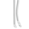 Thumbnail Image 3 of 4.0mm Diamond-Cut Oval Curb Chain Necklace in Solid Sterling Silver - 18"