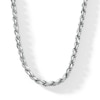 Thumbnail Image 1 of 5.6mm Diamond-Cut Rope Chain Necklace in Solid Sterling Silver - 24"