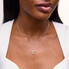 Thumbnail Image 2 of Moon and Star Double Charm Pendant in 10K Gold