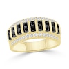 Thumbnail Image 1 of 1.00 CT. T.W. Black and White Diamond Multi-Stone Ring in 10K Gold