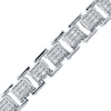 Thumbnail Image 2 of 5.00 CT. T.W. Diamond Box Chain Necklace in Hollow 10K White Gold - 20”
