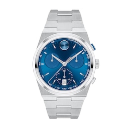 Men's Movado Bold® Quest Chronograph Watch with Blue Dial (Model: 3601199)