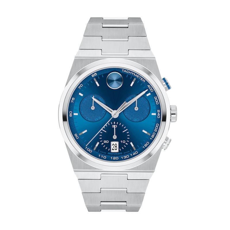 Men's Movado Bold® Quest Chronograph Watch with Blue Dial (Model: 3601199)