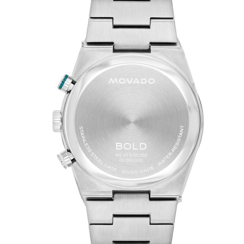 Men's Movado Bold® Quest Chronograph Watch with Green Dial (Model: 3601200)