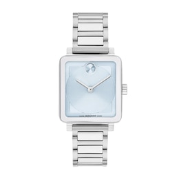 Ladies’ Movado Bold® Evolution 2.0 Watch with Square Light Blue Dial (Model: 3601164)
