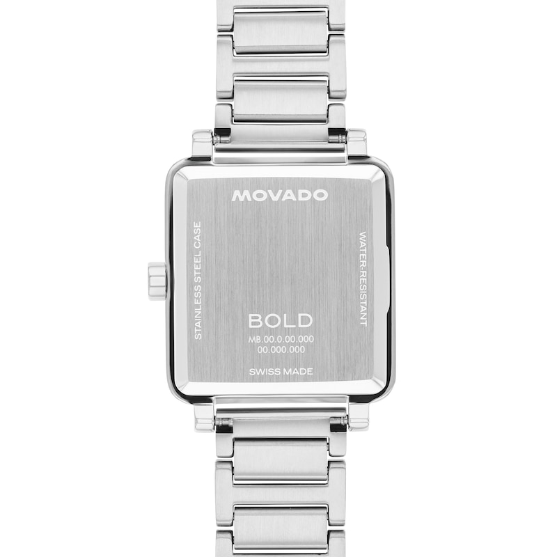 Ladies' Movado Bold® Evolution 2.0 Watch with Square Light Blue Dial (Model: 3601164)