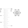 Thumbnail Image 4 of White Lab-Created Sapphire Snowflake Pendant and Stud Earrings Set in Sterling Silver