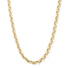 Thumbnail Image 1 of 6.3mm Oval Link Rolo Chain Necklace in Hollow 18K Gold - 18"