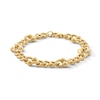 Thumbnail Image 1 of 12.0mm Stirrup Link Bracelet in Hollow 18K Gold - 7.5"
