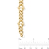 Thumbnail Image 3 of 12.0mm Stirrup Link Bracelet in Hollow 18K Gold - 7.5"