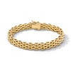 Thumbnail Image 1 of 7.6mm Panther Link Bracelet in Hollow 18K Gold - 7.25"