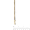 Thumbnail Image 3 of 5.5mm Diamond-Cut Palm Chain Bracelet in Hollow Two-Tone Gold - 8.5”