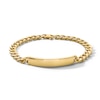 Thumbnail Image 1 of ID Plate Bracelet in Hollow 18K Gold - 8.5"