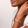 Thumbnail Image 2 of ID Plate Bracelet in Hollow 18K Gold - 8.5"