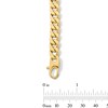 Thumbnail Image 3 of ID Plate Bracelet in Hollow 18K Gold - 8.5"