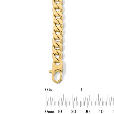 ID Plate Bracelet in Hollow 18K Gold - 8.5"