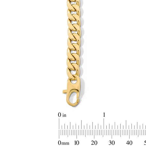 ID Plate Bracelet in Hollow 18K Gold - 8.5"