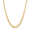 Thumbnail Image 1 of Graduated Oval Link Rolo Chain Necklace in Hollow 18K Gold - 18"