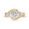 Thumbnail Image 4 of 2.50 CT. T.W. Certified Lab-Grown Diamond Tri-Sides Bypass Engagement Ring in 14K Gold (F/VS2)