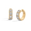 Thumbnail Image 1 of 0.75 CT. T.W. Certified Lab-Grown Diamond Four Stone Hoop Earrings in 10K Gold (F/SI2)