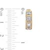 Thumbnail Image 3 of 0.75 CT. T.W. Certified Lab-Grown Diamond Four Stone Hoop Earrings in 10K Gold (F/SI2)