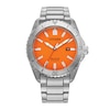 Thumbnail Image 1 of Men’s Citizen Eco-Drive® Brycen Weekender Super Titanium™ Watch with Orange Dial (Model: AW1840-50X)