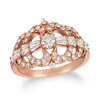 Thumbnail Image 1 of Le Vian® 0.93 CT. T.W. Nude Diamond™ Open Pattern Ring in 14K Strawberry Gold®