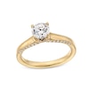 Vera Wang Love Collection 0.95 CT. T.W. Certified Diamond Solitaire Engagement Ring in 18K Gold (F/SI2
