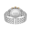 Thumbnail Image 3 of Men's Hugo Boss Skytraveller Two-Tone IP Chronograph Watch with Green Dial (Model: 1514195)