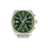 Thumbnail Image 4 of Men's Hugo Boss Skytraveller Two-Tone IP Chronograph Watch with Green Dial (Model: 1514195)