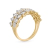 Thumbnail Image 3 of 1.00 CT. T.W. Diamond Graduated Triple Row Anniversary Band in 10K Gold
