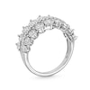Thumbnail Image 3 of 0.50 CT. T.W. Diamond Graduated Triple Row Anniversary Band in 10K White Gold